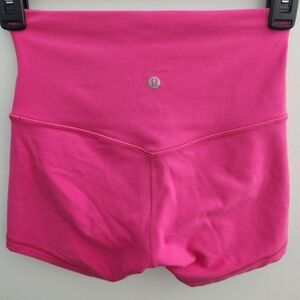 lululemon athletica Pink Athletic Shorts size 4 and 4 inch inseam